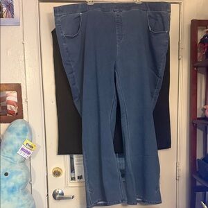 Isaac Mizrahi Dark Blue Flare Jeans